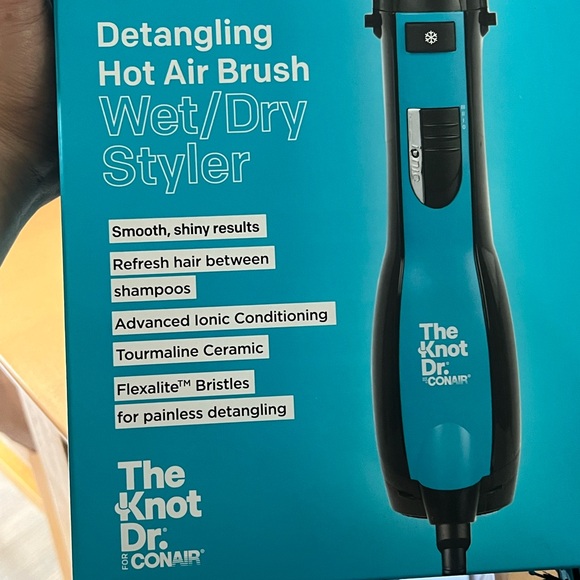 DETANGLING HOT AIR BRUSH (WET/DRY STYLER) - THE KNOT DR. CONAIR - Picture 2 of 7